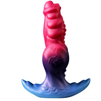 8 Inch Red Fantasy Anal Plug Knotted Dildo - DOG KNOT LUXE
