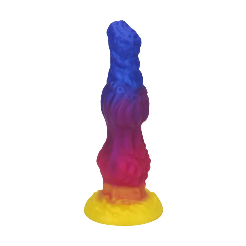 13 Inch Fantasy Monster Knotted Dildo with Suction Cup - DOG KNOT LUXE