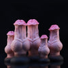 Pink Soft Silicone Knot Horse Dildo