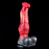 Texture 9 Inch Red Fantasy Horse Dildo