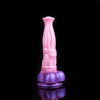 9 Inch Pink Gradient Fantasy Horse Dildo