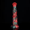 9 Inch Red Green Texture Fantasy Horse Dildo