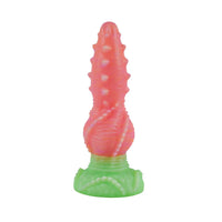 9 Inch Glow In The Dark Spiked Fantasy Knot Dildo - DOG KNOT LUXE