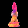 7 Inch Spiral Rainbow Glow in the Dark Tentacle Dildo