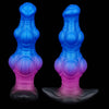 6.69 Inch Blue Double Knot Fantasy Dildo