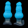6.69 Inch Blue Dog Knot Fantasy Dildo