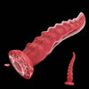 9.84 Inch Red Vibrating Silicone Tentacle Octopus Dildo
