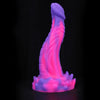 8 Inch Purple Pink Gradient Fantasy Dragon Dildo