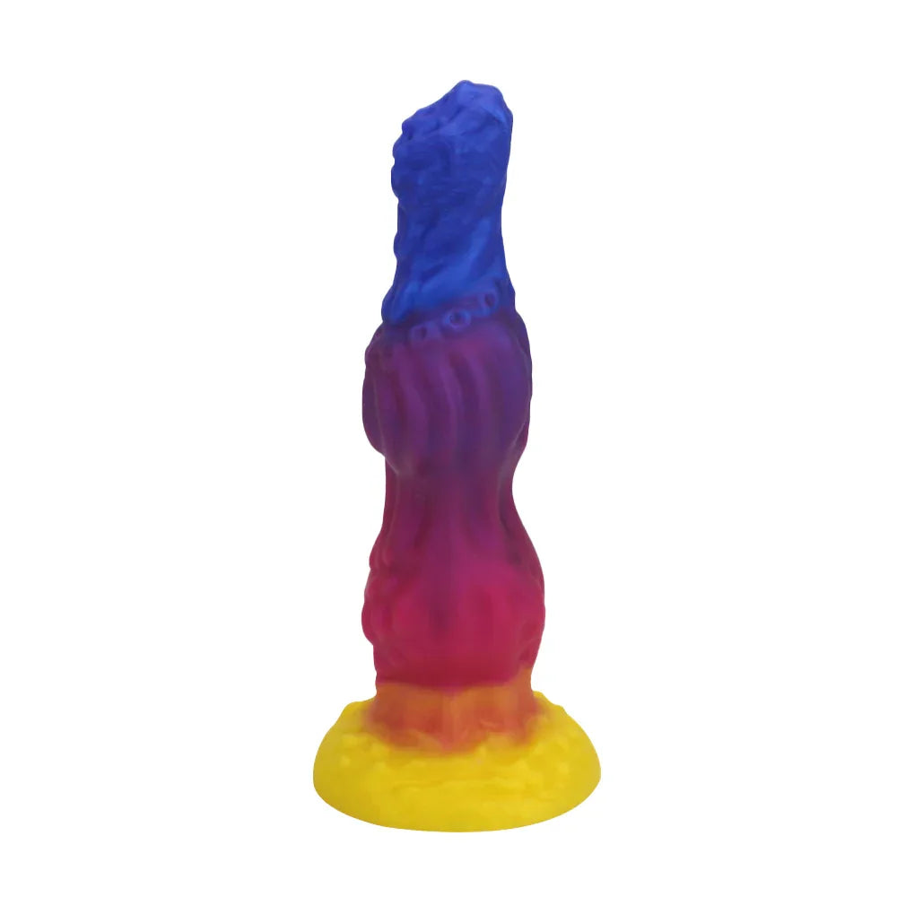 13 Inch Fantasy Monster Knotted Dildo with Suction Cup - DOG KNOT LUXE