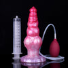 Pink 9 Inch Silicone Dog Squirting Dildo