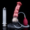 9.3 Inch Red With Pump Horse Squirting Dildo