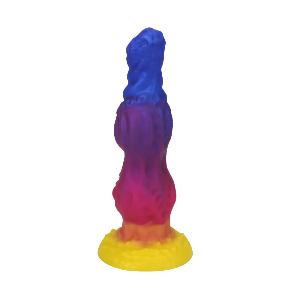 13 Inch Fantasy Monster Knotted Dildo with Suction Cup - DOG KNOT LUXE