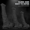 Black Big Soft Realistic Horse Dildo