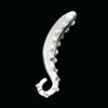 Clear Tentacle Raised Studded Glass Dildo