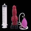 7 Inch Silicone Red Dog Ejaculating Dildo
