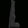 16 Inch Big Black Silicone Horse Dildo