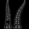 15 Inch Long Black Soft Tentacle Dildo