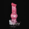 Knot Red Texture Soft Fantasy Dog Dildo