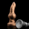 Gold Konts Vein Soft Fantasy Dog Dildo