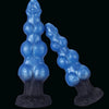 Silicone Dog Fantasy Dildos with Three Knotted