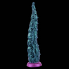 12.99 Inch Green Monster Octopus Tentacle Dildo